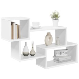 VidaXL Półka wisząca Do montażu na ścianie Biały 87 x 20 x 55 cm