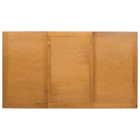 VidaXL Stół jadalny 150 x 85 x 75 cm Dąb lite naturalny Prostokątny