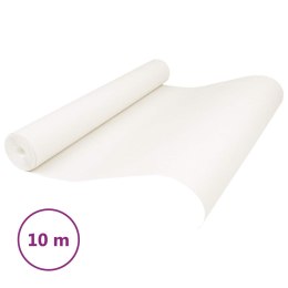 VidaXL Tapeta 3D Solid kremowobiały 10 x 0,53 m Tkanina nienałożona