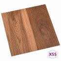 DESKI PODŁOGOWE 5,11 M² 55 PCS PVC CIEMNE DREWNO