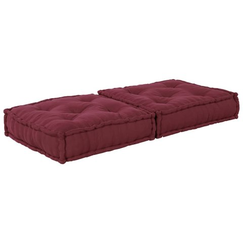 VidaXL Modułowa sofa, bordowy, 70x70x36, materiał
