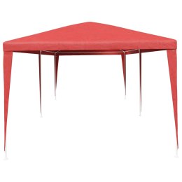 VidaXL Namiot Imprezowy Czerwony 600 x 300 x 255 cm PE i stal