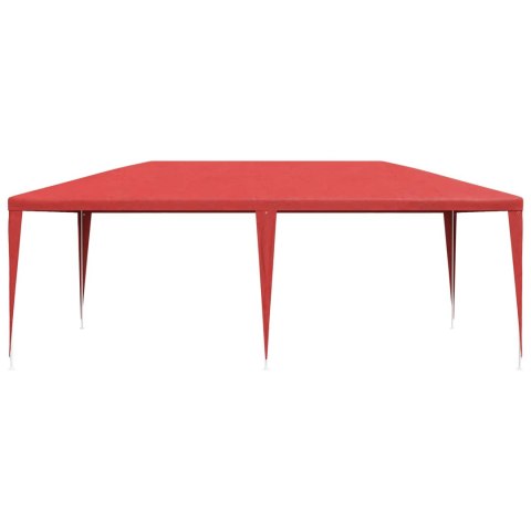 VidaXL Namiot Imprezowy Czerwony 600 x 300 x 255 cm PE i stal