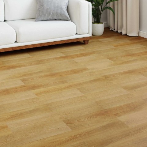 VidaXL Podłoga laminowana 15 pcs Złoty Brąz 101 x 20 x 0,8 cm