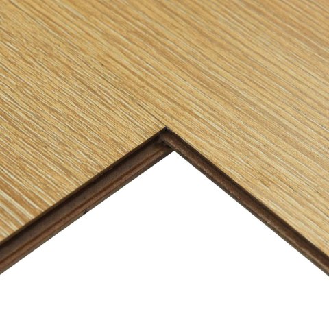 VidaXL Podłoga laminowana 15 pcs Złoty Brąz 101 x 20 x 0,8 cm