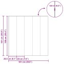 VidaXL Podłoga laminowana 5 pcs Błękit nieba 101 x 20 x 0,8 cm