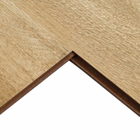 VidaXL Podłoga laminowana 5 pcs Rustykalny brąz 101 x 20 x 0,8 cm