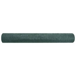 VidaXL Siatka cieniująca, zielona, 1,5x10 m, HDPE, 75 g/m²