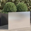 VidaXL Donica, srebrna, 62x40x39 cm, stal nierdzewna
