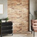 ŚCIENNE PANELE OKŁADZINOWE 10 SZT. 1,03 M² TEK Z RECYKLINGU