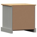 SZAFKA NOCNA VIGO SZARA 42X35X40CM LITE DREWNO SOSNOWE