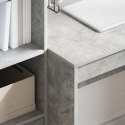 VidaXL Biurko z szufladą 2 pcs Betonowy szary