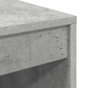 VidaXL Biurko z szufladą z półką 2 pcs Betonowy szary