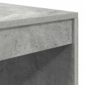 VidaXL Biurko z szufladą z półką 2 pcs Betonowy szary