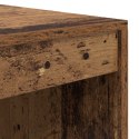 VidaXL Biurko z szufladą z półką z przechowywaniem 2 pcs Stare drewno