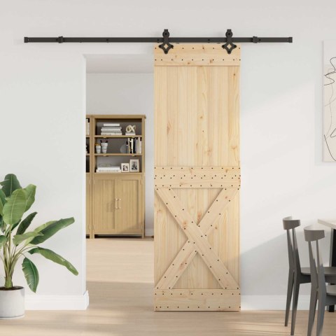 VidaXL Drzwi przesuwne NARVIK 70 x 210 cm (213,5 cm)