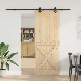 VidaXL Drzwi przesuwne NARVIK 85 x 210 cm (213,5 cm)