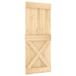 VidaXL Drzwi przesuwne NARVIK 85 x 210 cm (213,5 cm)