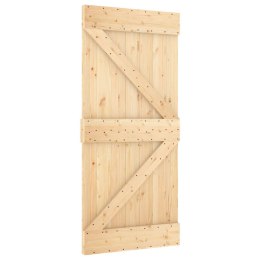 VidaXL Drzwi przesuwne NARVIK 95 x 210 cm (213,5 cm)