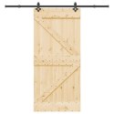 VidaXL Drzwi przesuwne NARVIK 95 x 210 cm (213,5 cm)