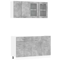 VidaXL Jednostka kuchenna Lyon 4 pcs Betonowy szary