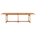 VidaXL 11-cz. zestaw mebli ogrodowych 280x90x75cm lite drewno akacjowe