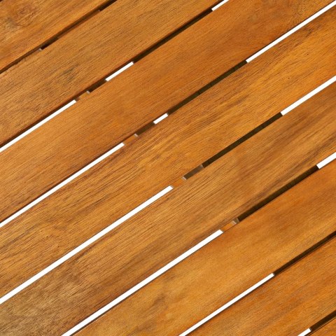 VidaXL 11-cz. zestaw mebli ogrodowych 280x90x75cm lite drewno akacjowe