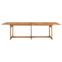 VidaXL 11-cz. zestaw mebli ogrodowych 280x90x75cm lite drewno akacjowe