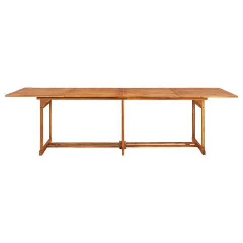 VidaXL 13-cz. zestaw mebli ogrodowych 280x90x75cm lite drewno akacjowe