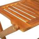 VidaXL 13-cz. zestaw mebli ogrodowych 280x90x75cm lite drewno akacjowe
