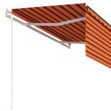 VidaXL Automatycznie zwijana markiza z zasłoną zacieniającą, 3,5x2,5 m