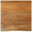 VidaXL Blat stołu z naturalną krawędzią, 80x80x3,8 cm, drewno mango