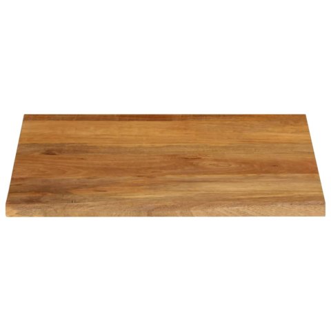 VidaXL Blat stołu z naturalną krawędzią, 80x80x3,8 cm, drewno mango