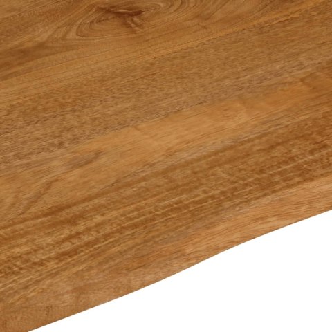 VidaXL Blat stołu z naturalną krawędzią, 80x80x3,8 cm, drewno mango