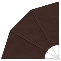 VidaXL Ekran Prywatności Balkonowej 140 x 140 cm Poliester brązowy
