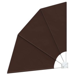 VidaXL Ekran Prywatności Balkonowej 140 x 140 cm Poliester brązowy