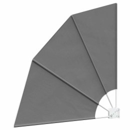 VidaXL Ekran Prywatności Balkonowej 140 x 140 cm Poliester jasnoszary