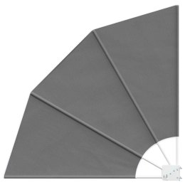VidaXL Ekran Prywatności Balkonowej 140 x 140 cm Poliester jasnoszary