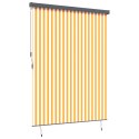 ROLETA BIAŁY I POMARAŃCZOWY 200X250CM MATERIAŁ I ALUMINIUM