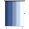 VidaXL Roleta Niebieski i biały 200 x 250 cm Materiał i Aluminium