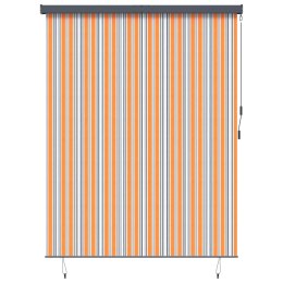 VidaXL Roleta Żółty i Niebieski 200 x 250 cm Materiał i Aluminium