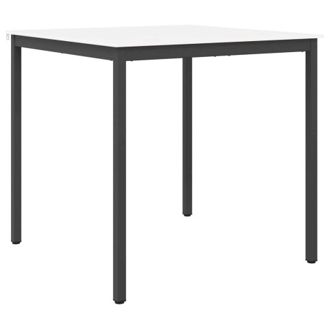 VidaXL Stół barowy Biały 110 x 110 x 105 cm Lite drewno sosnowe
