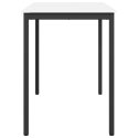 VidaXL Stół barowy Biały 140 x 80 x 105 cm Lite drewno sosnowe