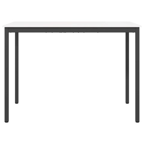 VidaXL Stół barowy Biały 150 x 80 x 105 cm Lite drewno sosnowe