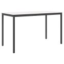 STÓŁ BAROWY BIAŁY 180X90X105CM LITE DREWNO SOSNOWE
