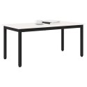 VidaXL Stolik kawowy Biały 100 x 50 x 45 cm Lite drewno sosnowe