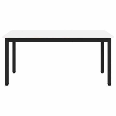 VidaXL Stolik kawowy Biały 100 x 50 x 45 cm Lite drewno sosnowe