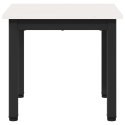 VidaXL Stolik kawowy Biały 40 x 40 x 36 cm Lite drewno sosnowe