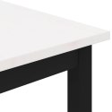 VidaXL Stolik kawowy Biały 40 x 40 x 36 cm Lite drewno sosnowe