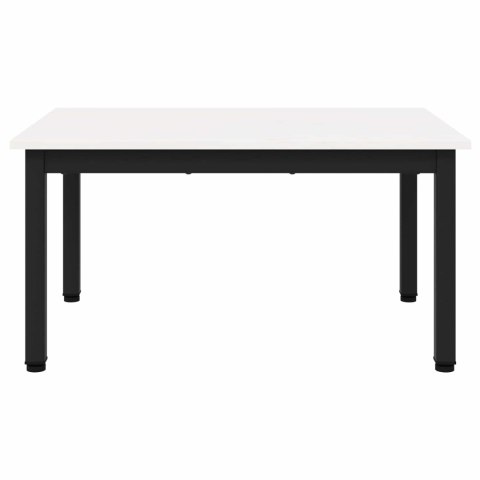 STOLIK KAWOWY BIAŁY 70X50X36CM LITE DREWNO SOSNOWE